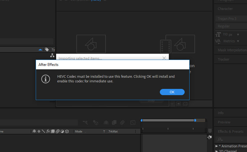 why wont after effects download