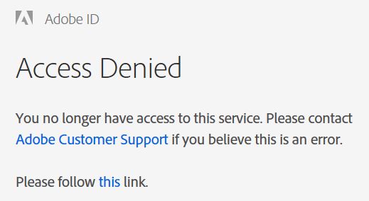 Solved: Access Denied - Adobe Community - 9551763