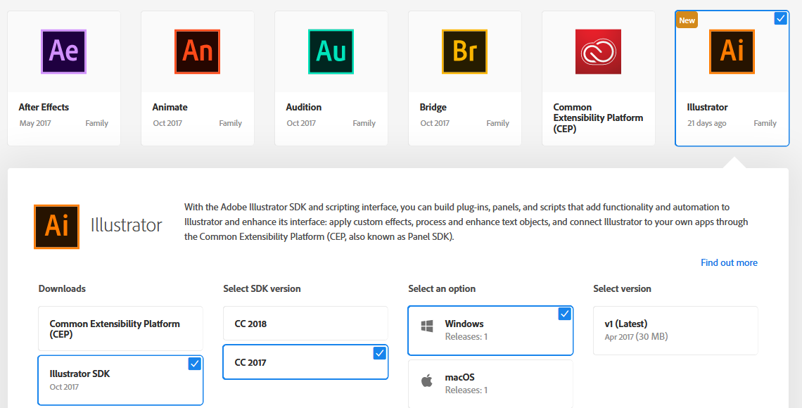 adobe illustrator sdk download