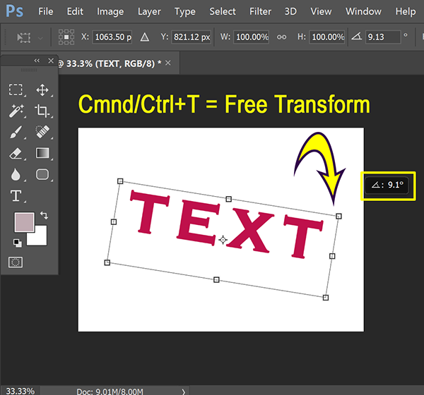 photoshop cs4 free rotate