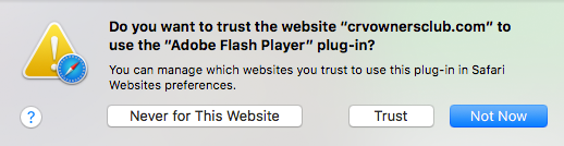 flash player mac os x 10.12