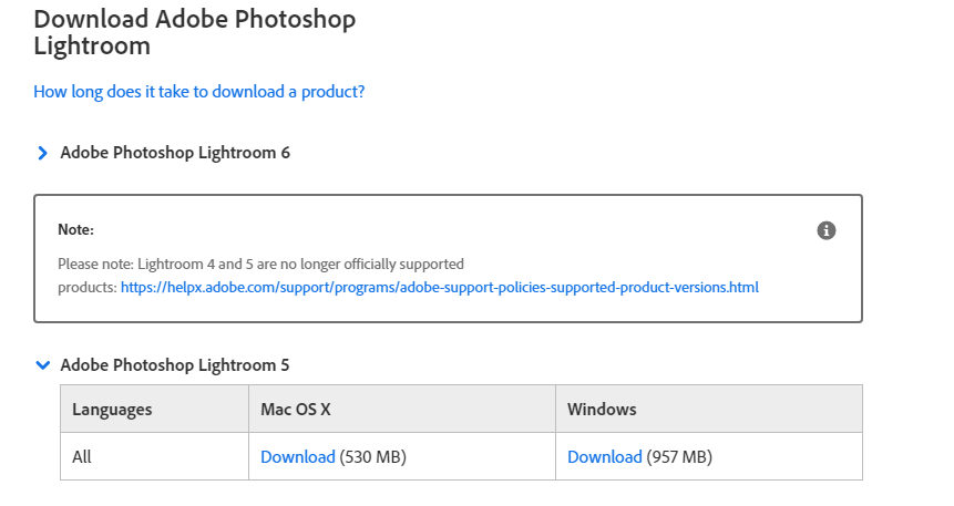 Solved Update Lightroom 5 On The Mac Adobe Support
