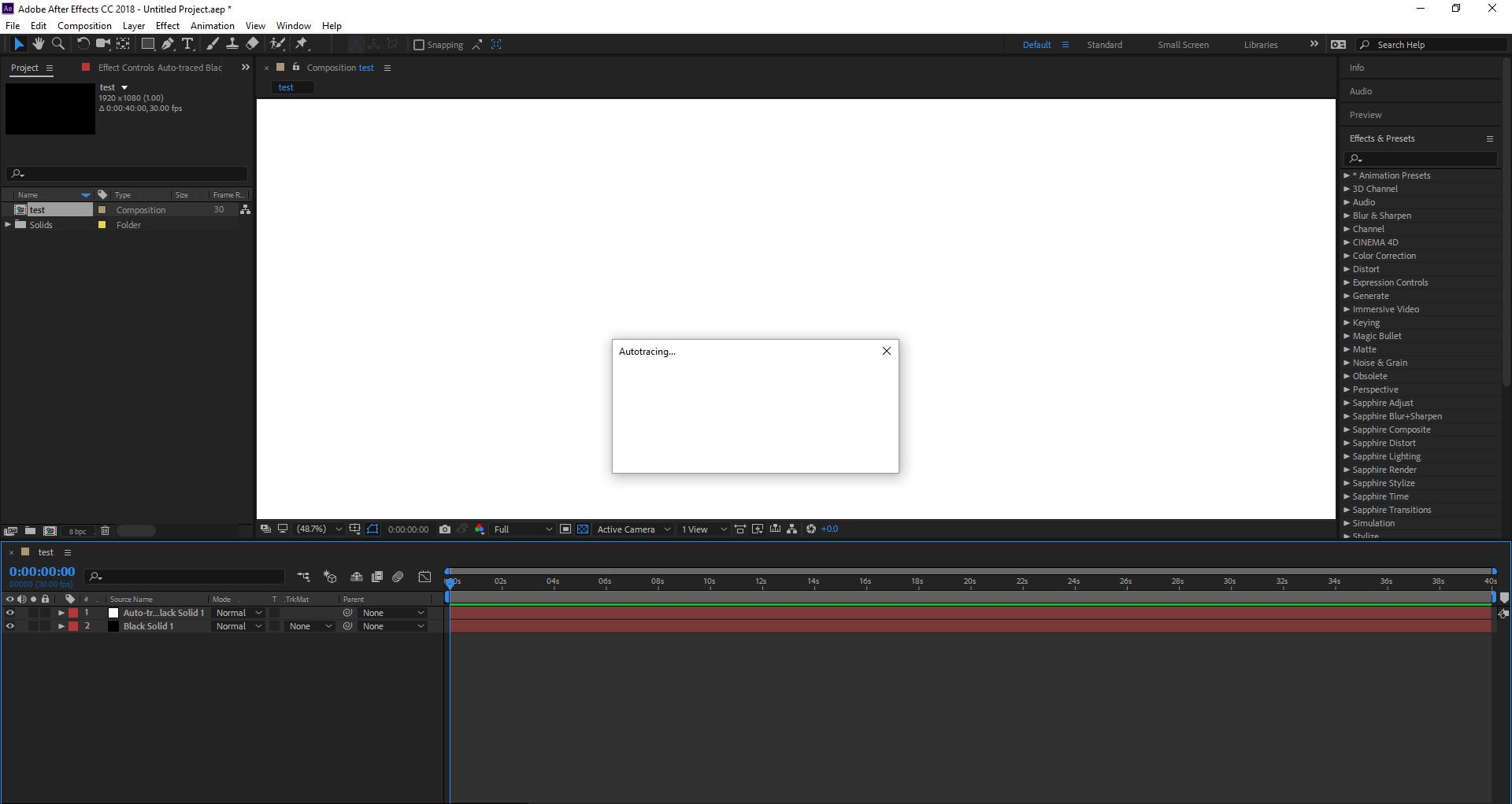 Auto trace в adobe after effects настройка