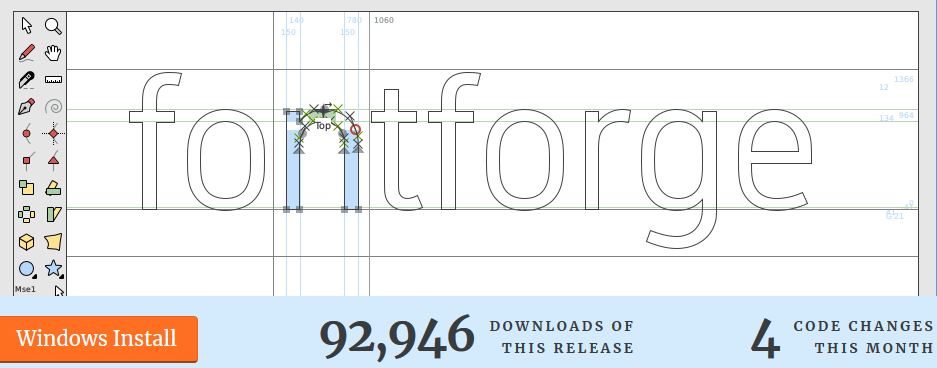 reviews of fontforge