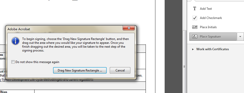 can t add signature to adobe pdf