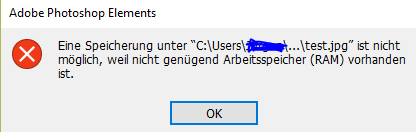 Ps Elements On Win10 Ram Issues Branched From Pho Adobe Support Community