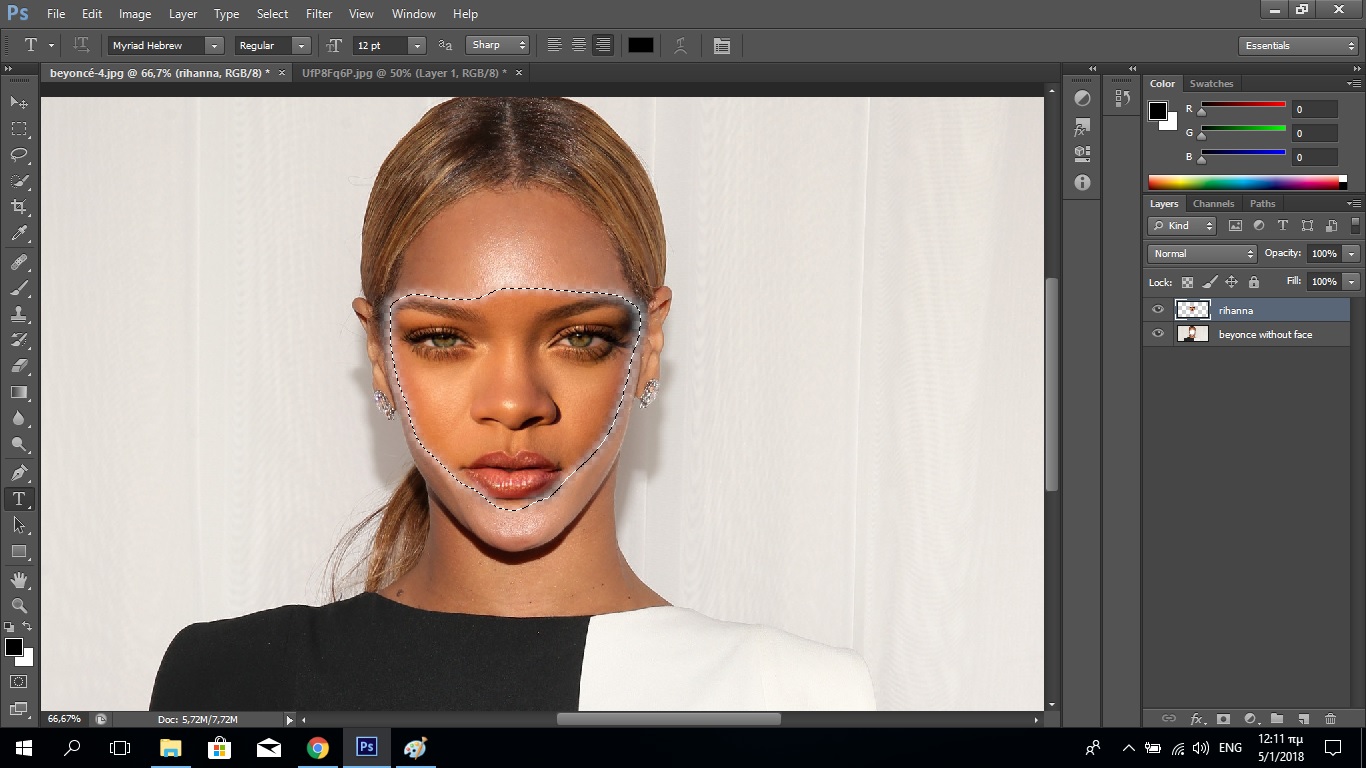 how to swap faces in photoshop cs6