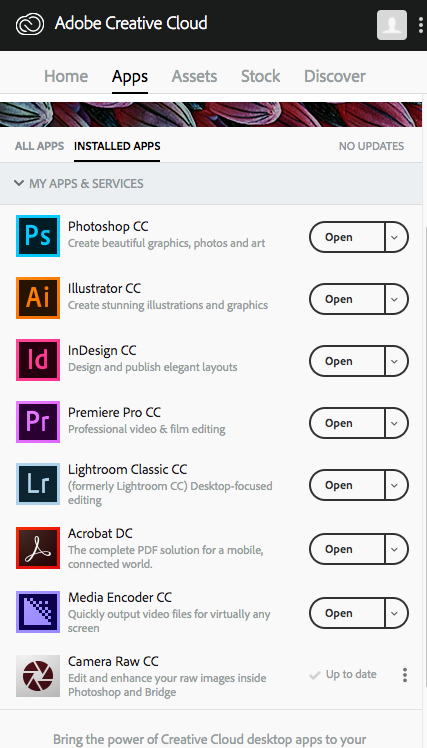 old apps adobe