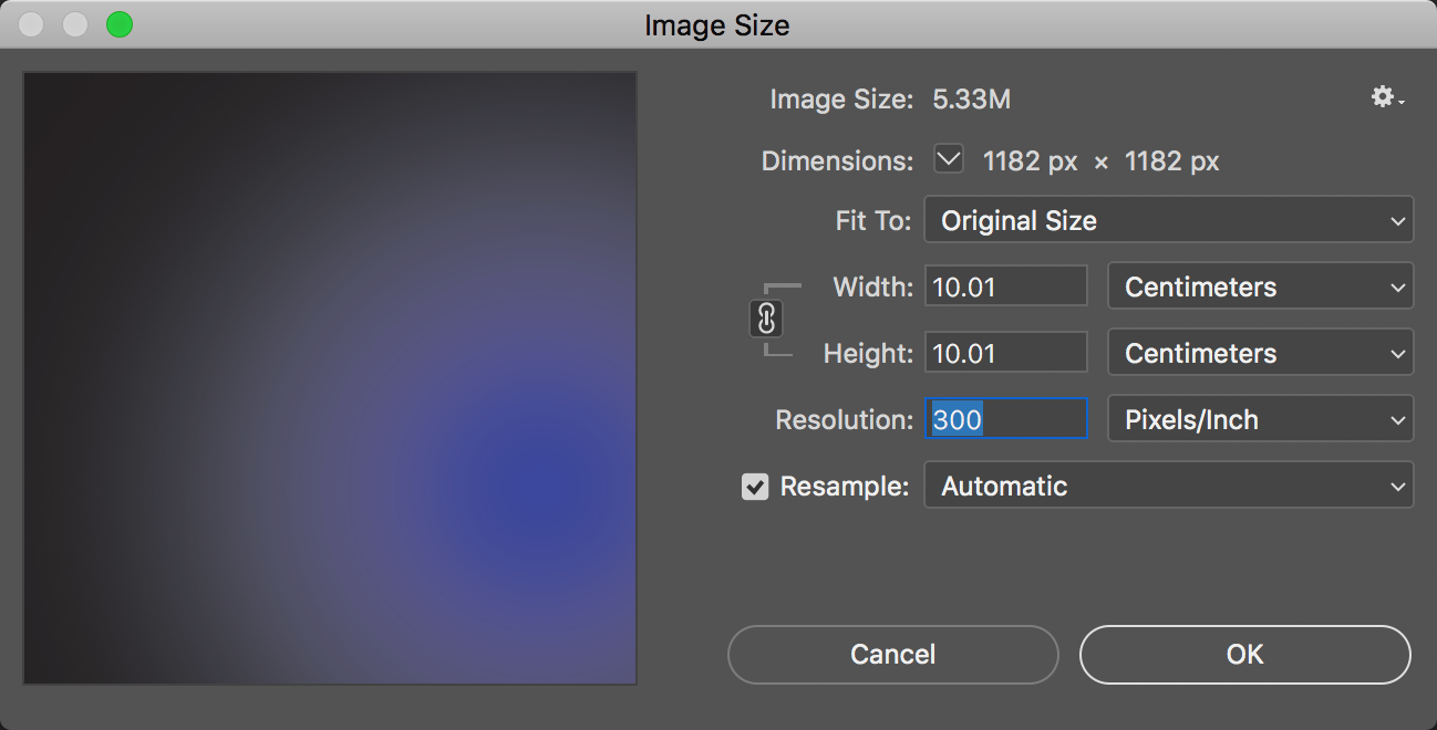 how to change size in illustrator