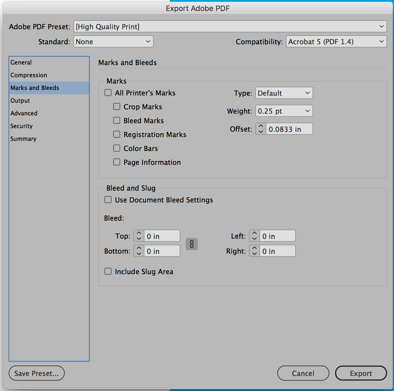 word for mac export to pdf boarderless