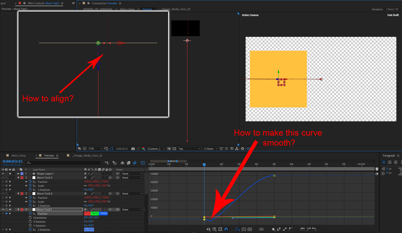 After effects graph editor направляющих нет