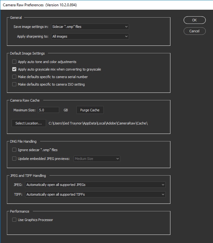 how to update camera raw