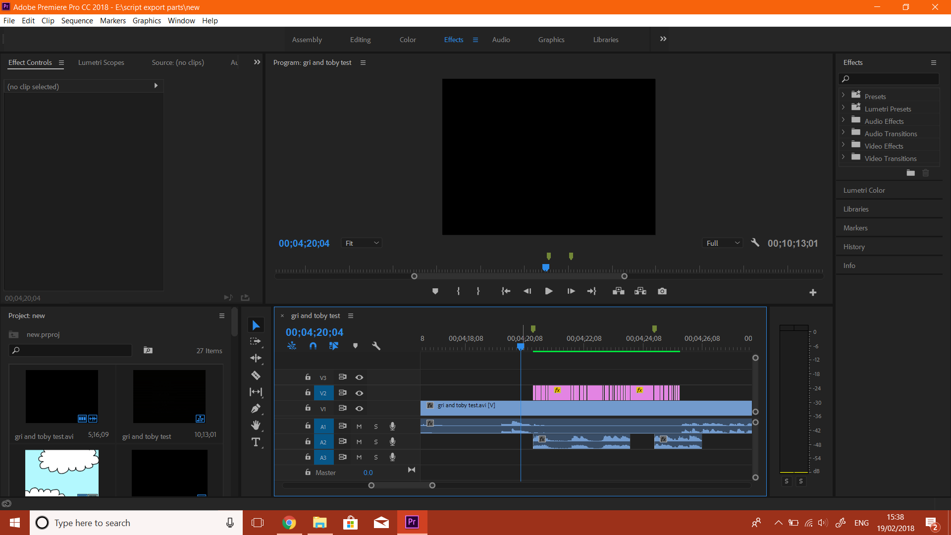 The viewing screen in Premiere Pro is black at all... - Adobe Community ...