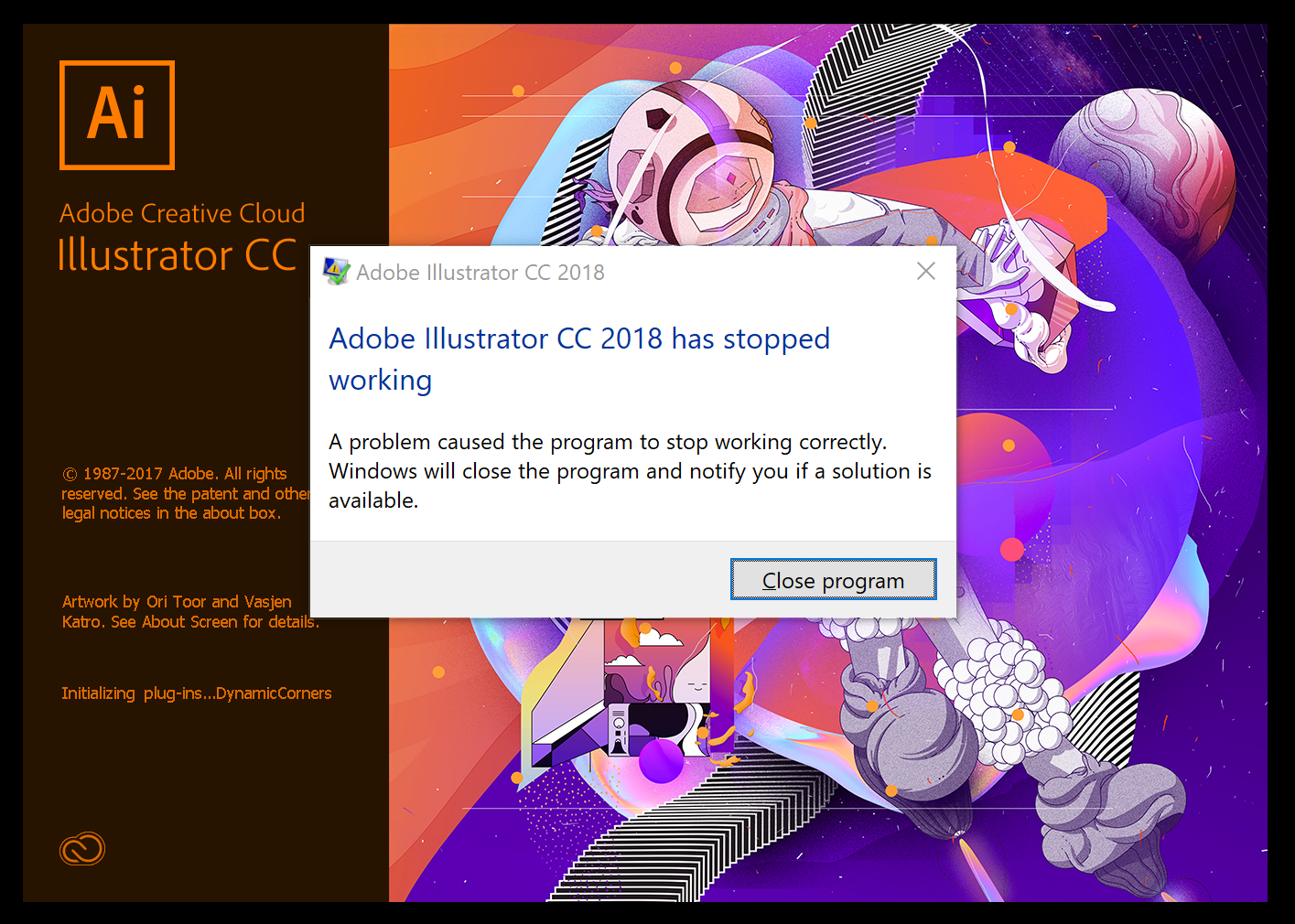 illustrator cc wont download on my os