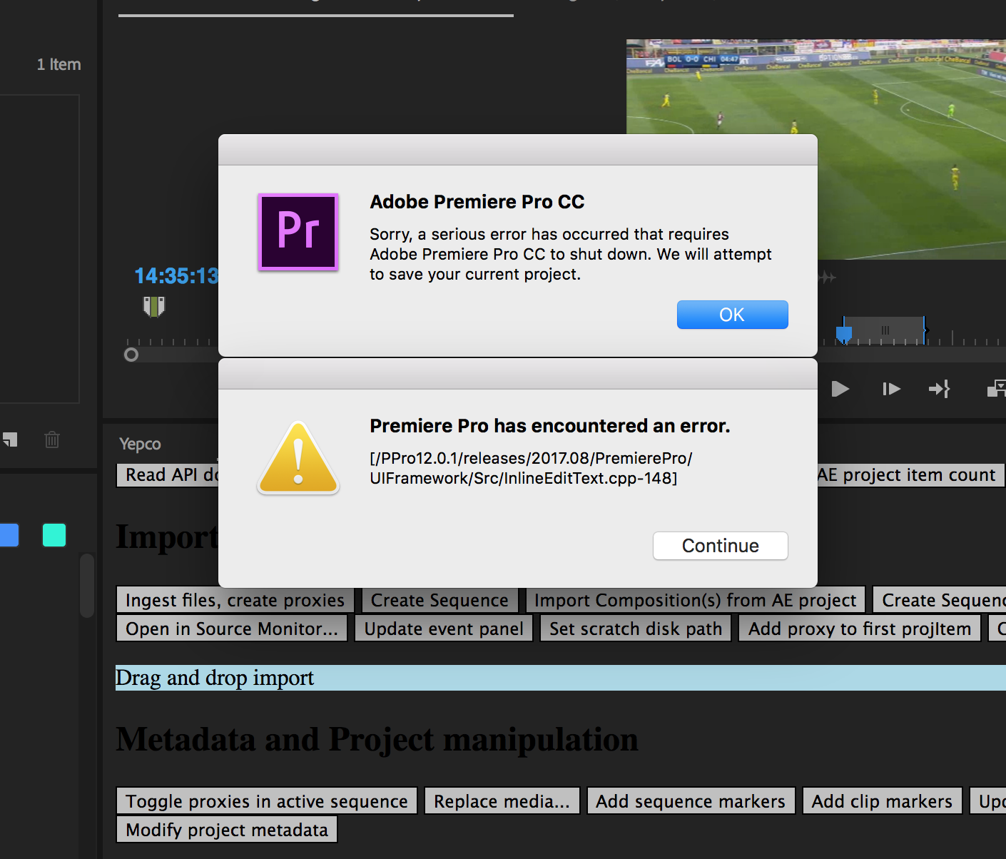 Краш Adobe Premiere Pro. Информация про новое обновление Adobe. Working with texts Premiere Pro. Adobe apps coming from Monitor. Fix программа