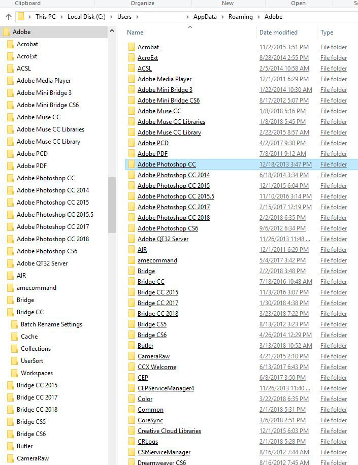Solved How To Delete Old Ps Cs Cc Br Versions In Win10 Adobe Support Community