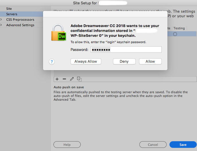 adobe keeps asking for keychain permission in mac