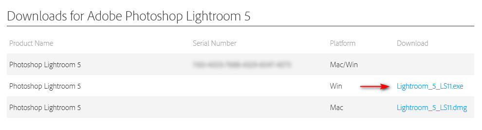 lightroom 5 serial key