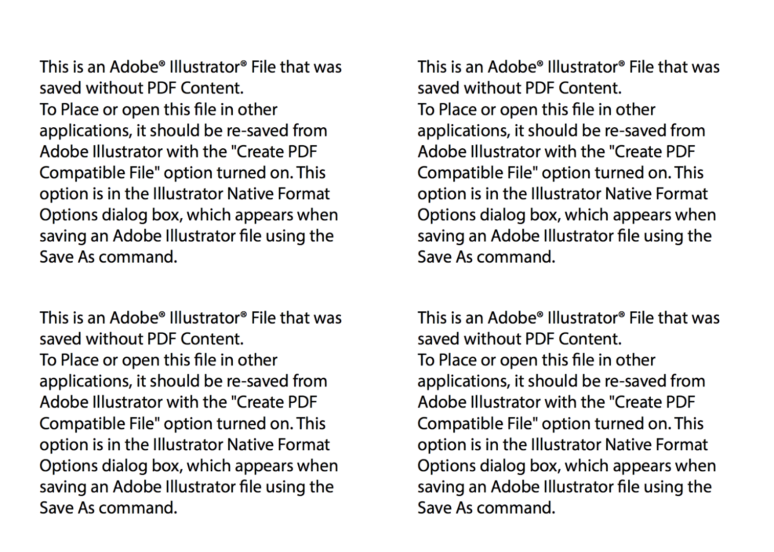 Re Illustrator Pdf Saying Its Not A Pdf Adobe Support Community