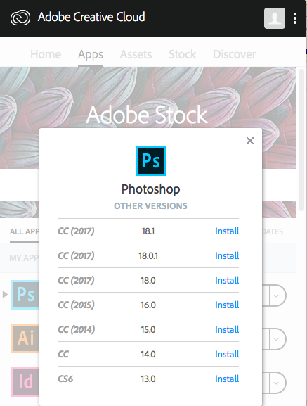 do incremental backup in adobe photoshop 15 for mac
