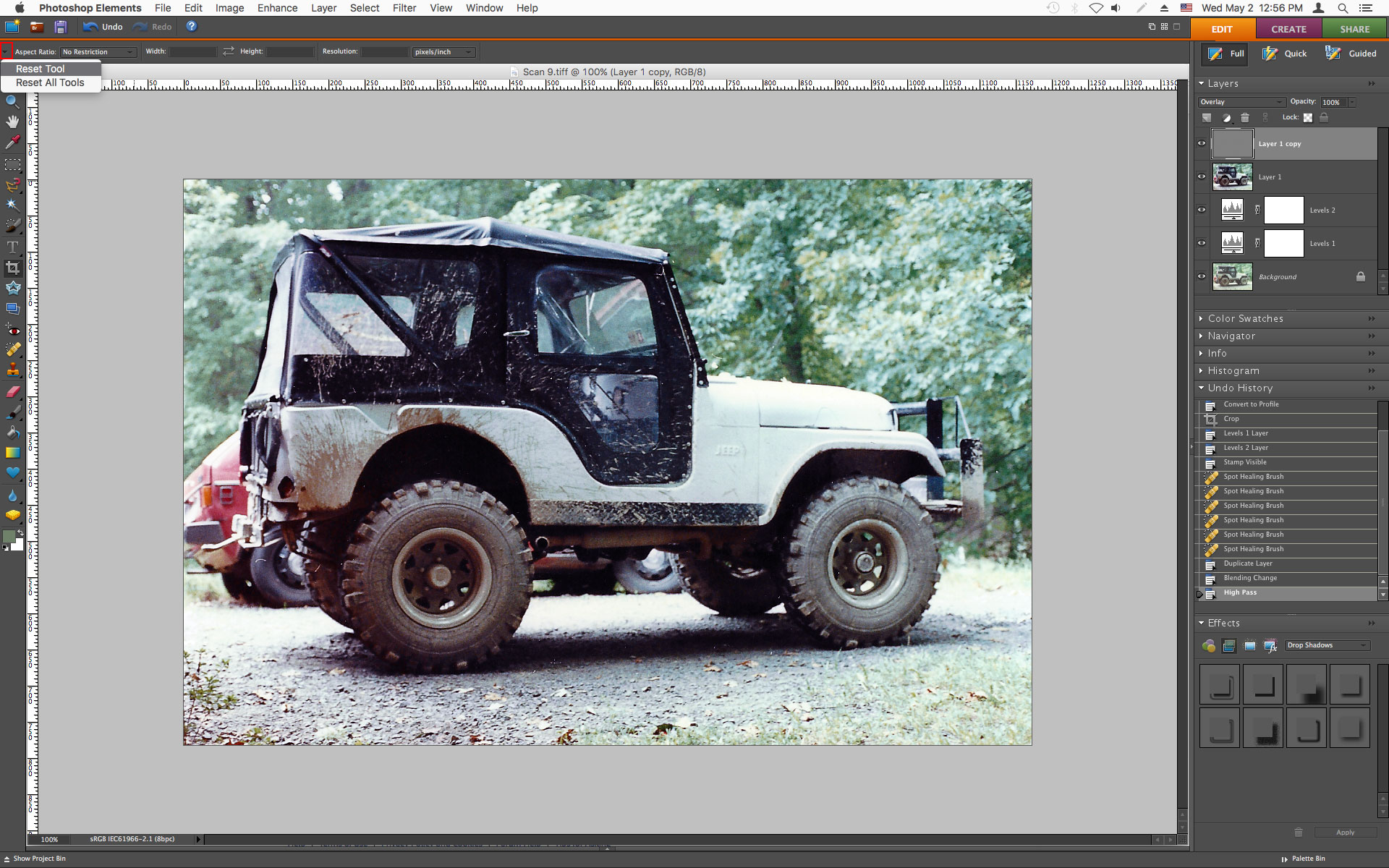 Solved Cropping In Photoshop Elements 6 Adobe Support Community 9815458