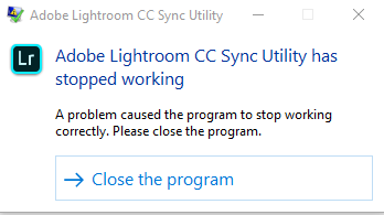 Solved: Adobe Sync Error - Adobe Community - 9882212