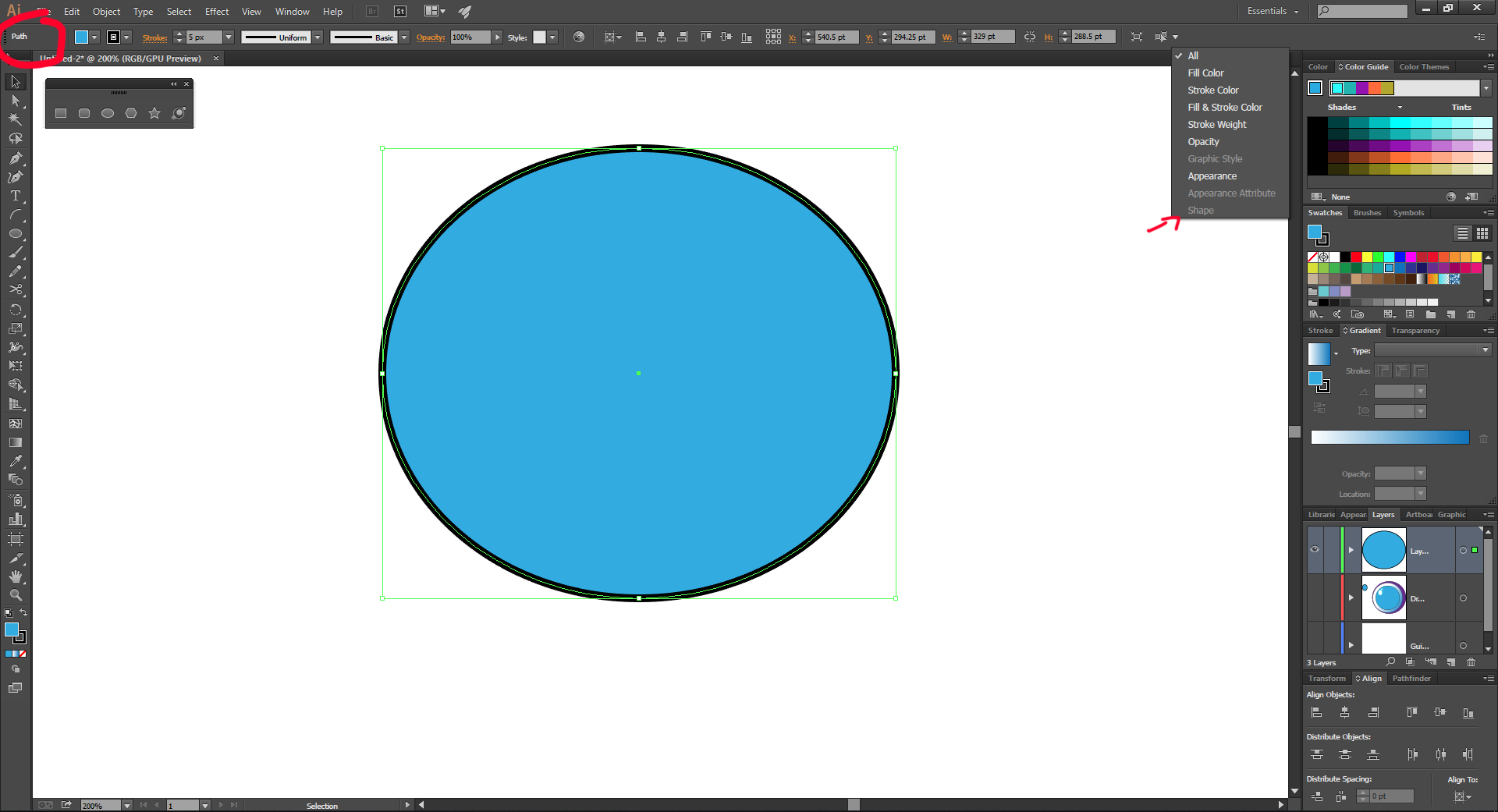 Solved: Can't Create Ellipse - Adobe Community - 9845232