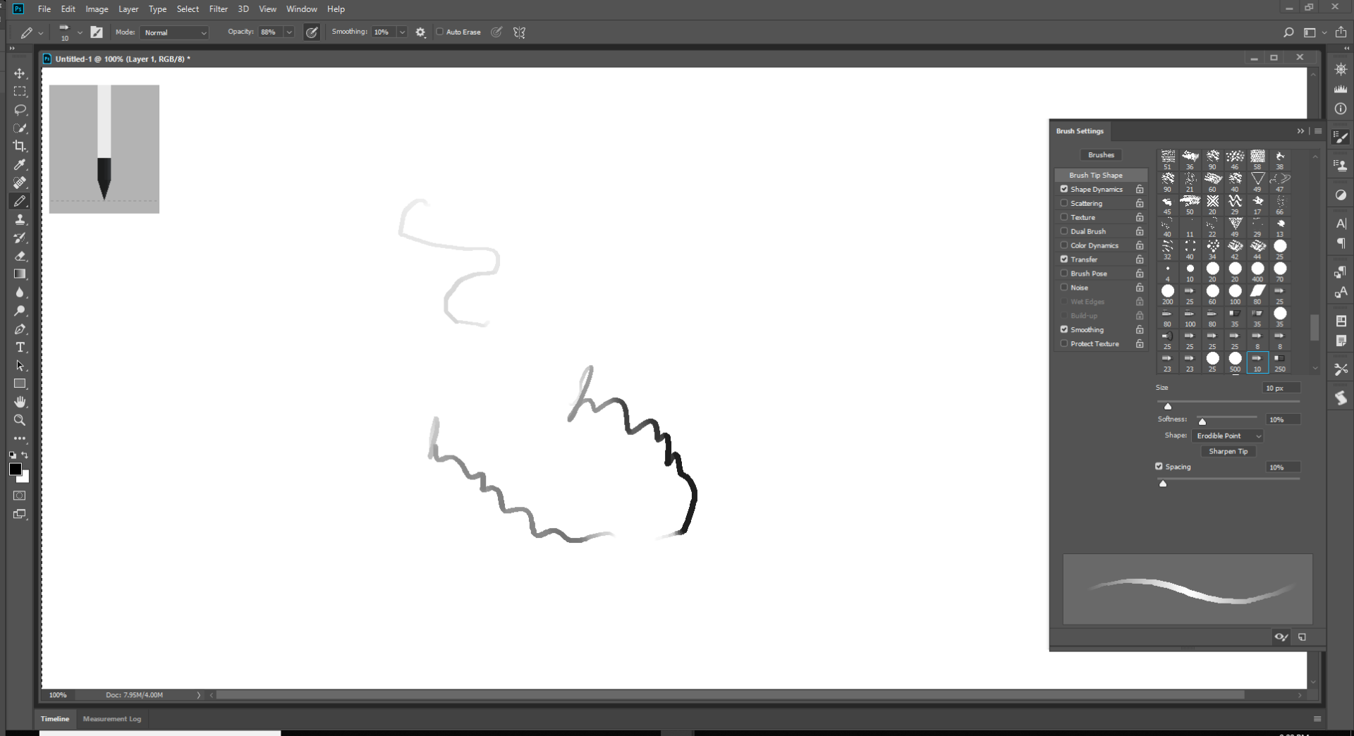 Solved: Pencil brushes suddenly messed up - Adobe Community - 9832290