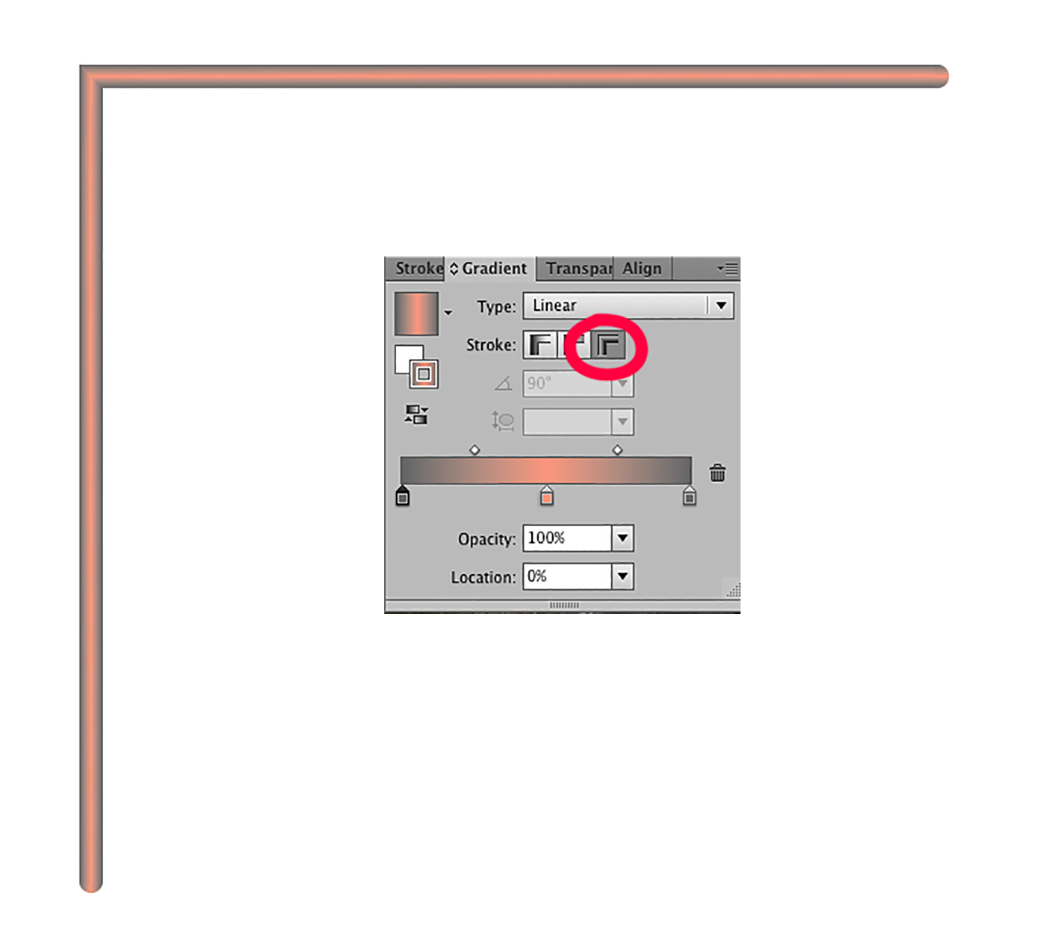 adobe illustrator add gradient to shape