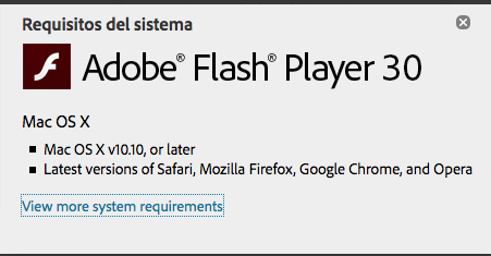 adobe flash player 11 for mac os x