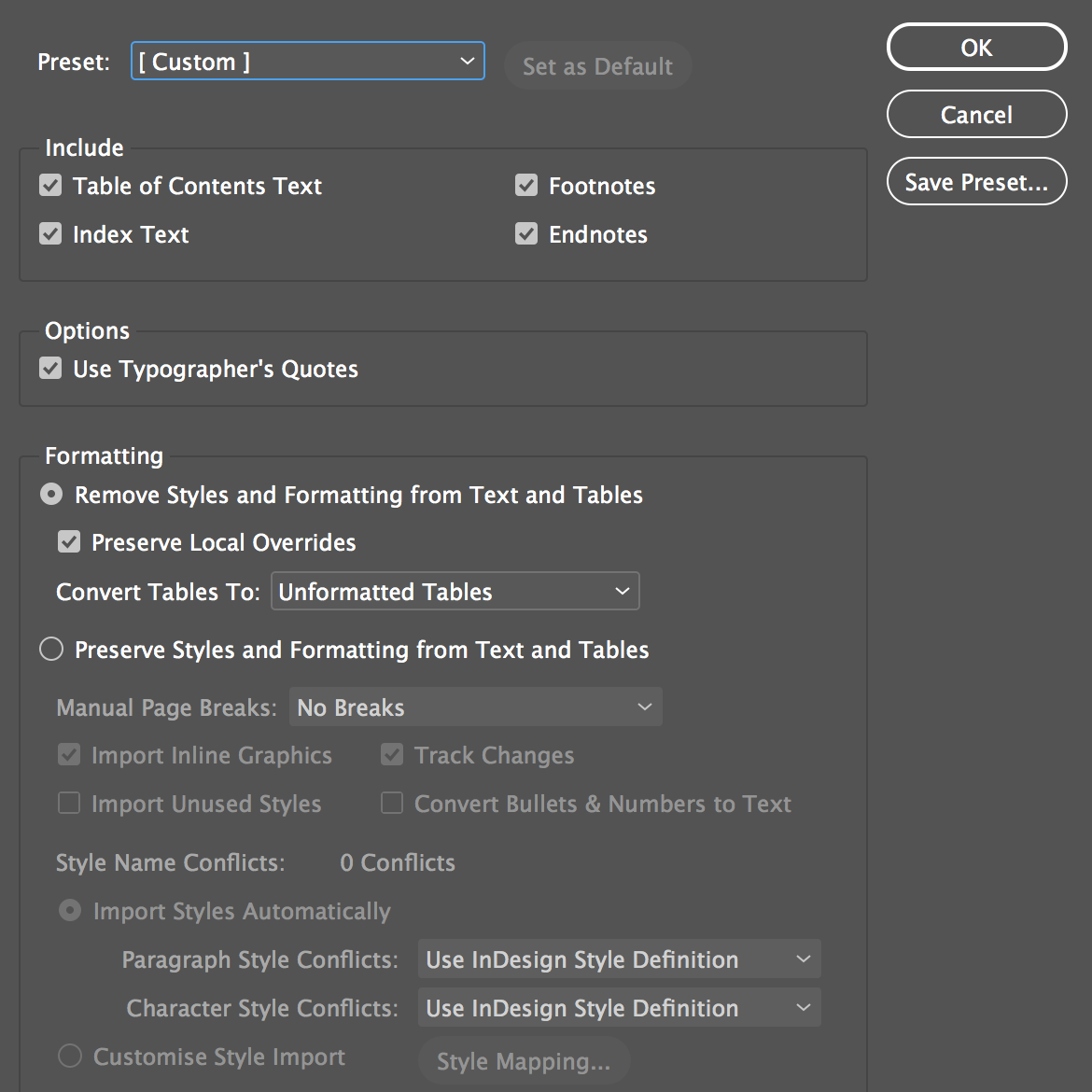 indesign how to find duplicated links