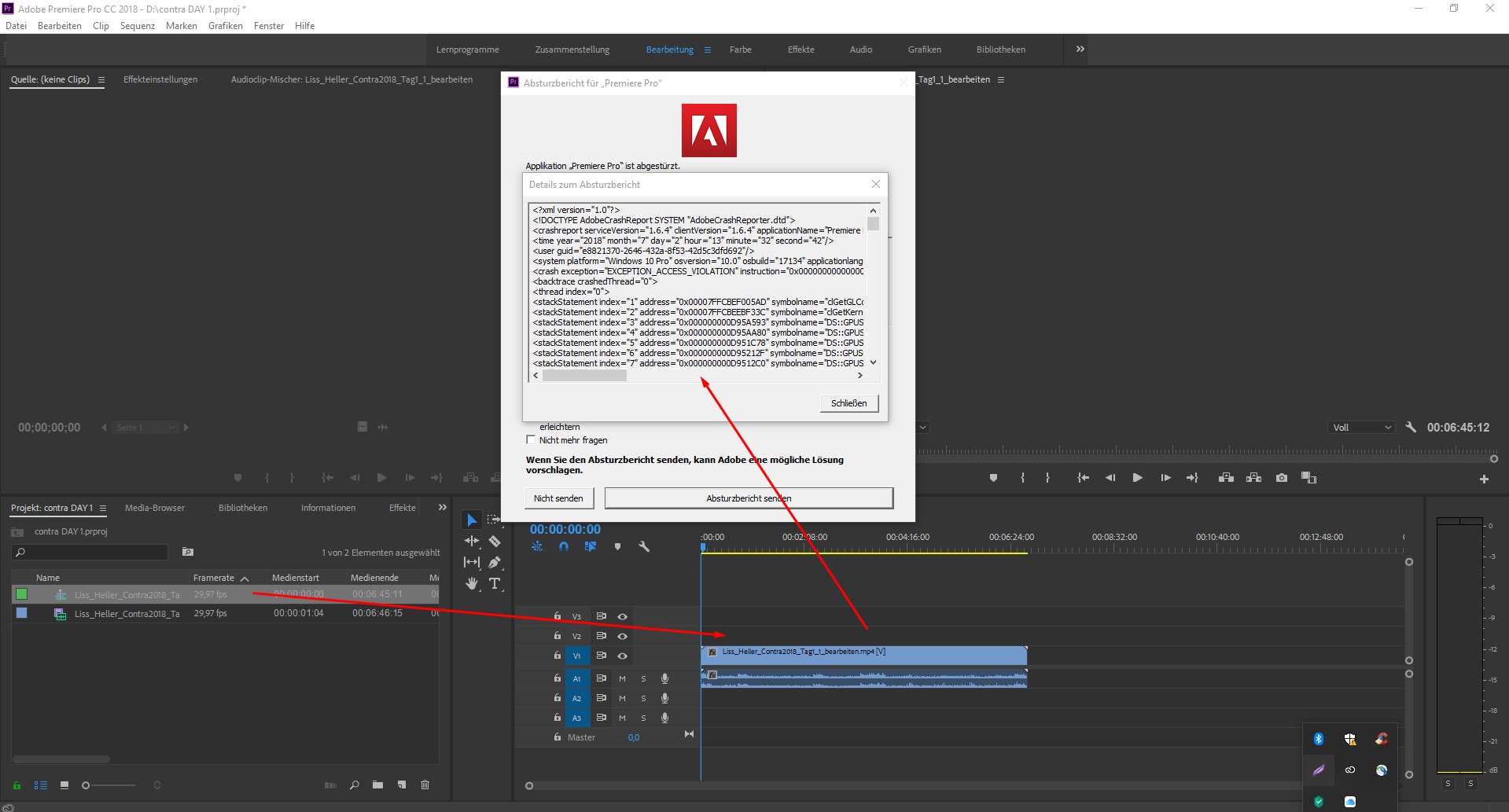 Premiere Pro Cc Crashes After Importing File In Ti Adobe Support Community