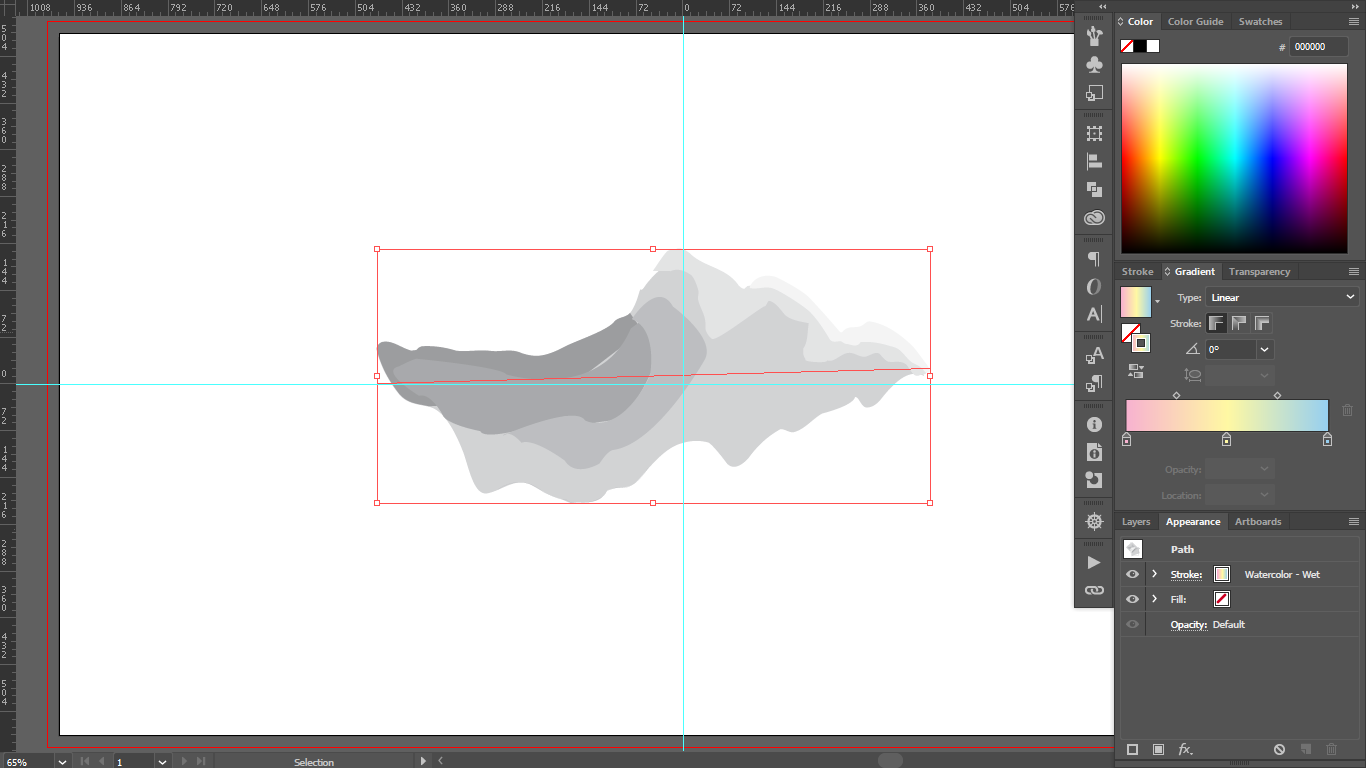 Solved Applied gradient is not visible in illustrator wat... Adobe