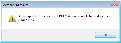 Pdfmaker Cant Create From Word An Unexpected Er Adobe Support Community