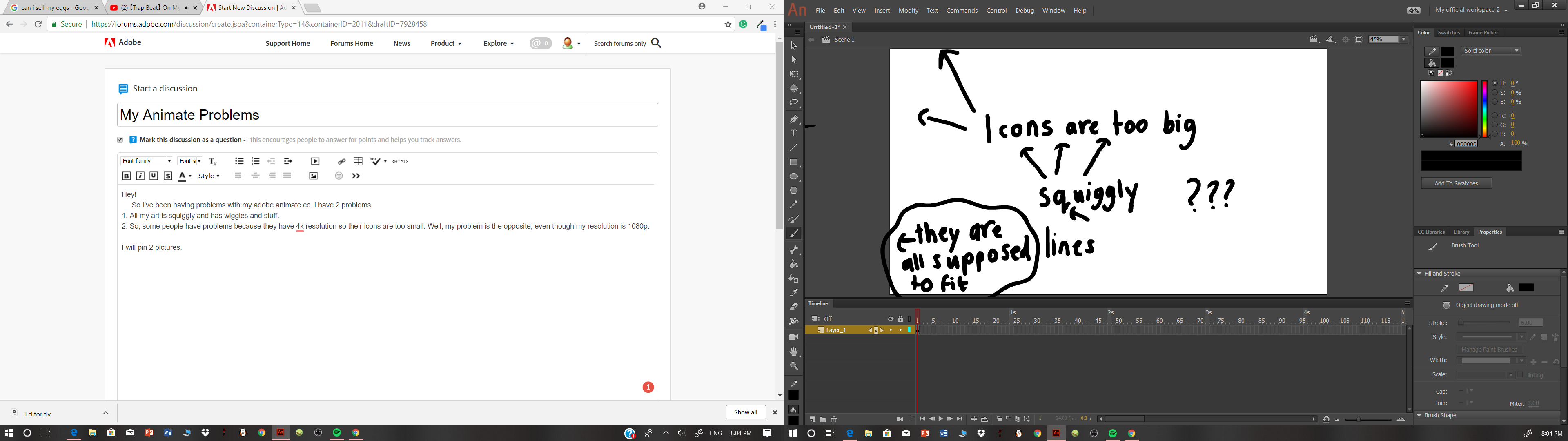 Solved My Animate Problems Adobe Support Community 10027041