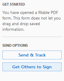Can't sign PDF or send for Signature. How can I fi - Adobe Community -  9993355
