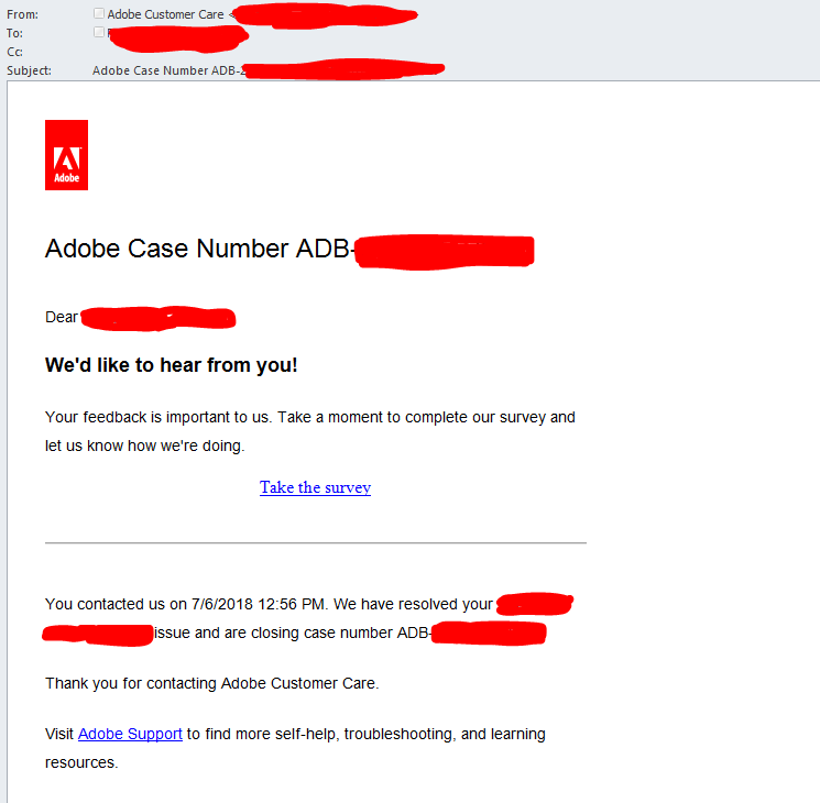 For adobe customers chat Adobe General