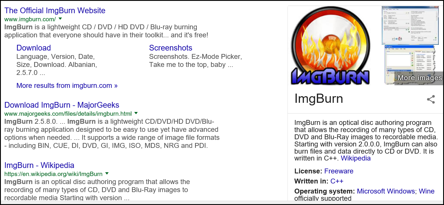 imgburn create blu ray iso