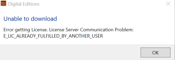 Unable To Download Message On ADE - Adobe Community - 10022584