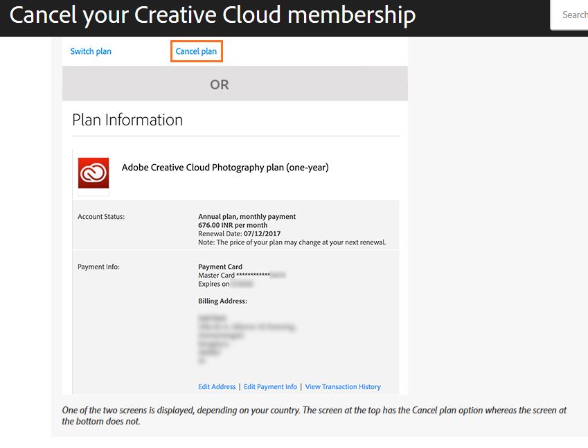 Solved: Help Needed To Cancel Subscription - Adobe Community - 10002806