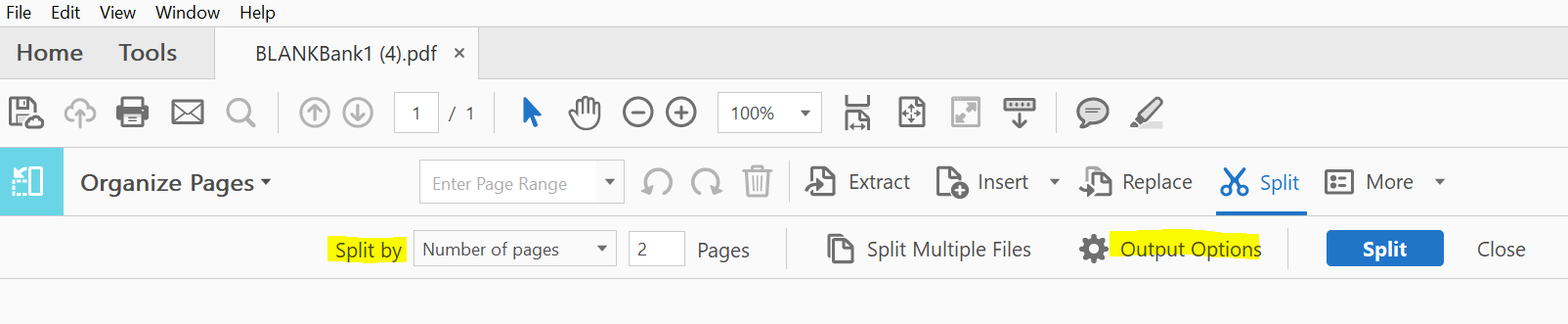 adobe acrobat delete pages greyed out