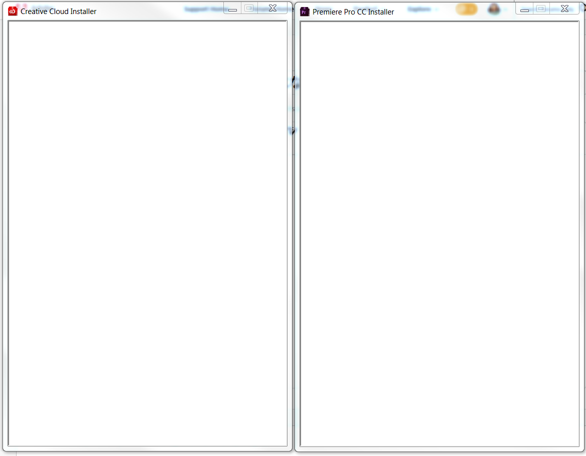 Creative Cloudインストーラが白い画面になってしまう Adobe Support Community