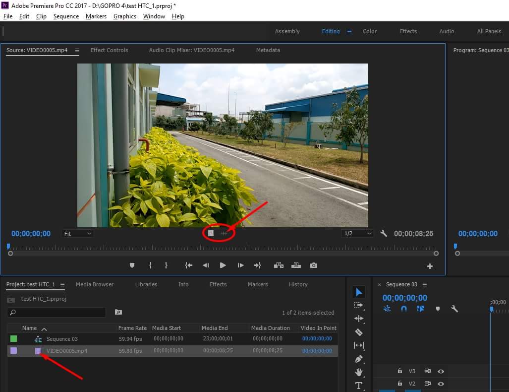 no audio in adobe premiere with imported video