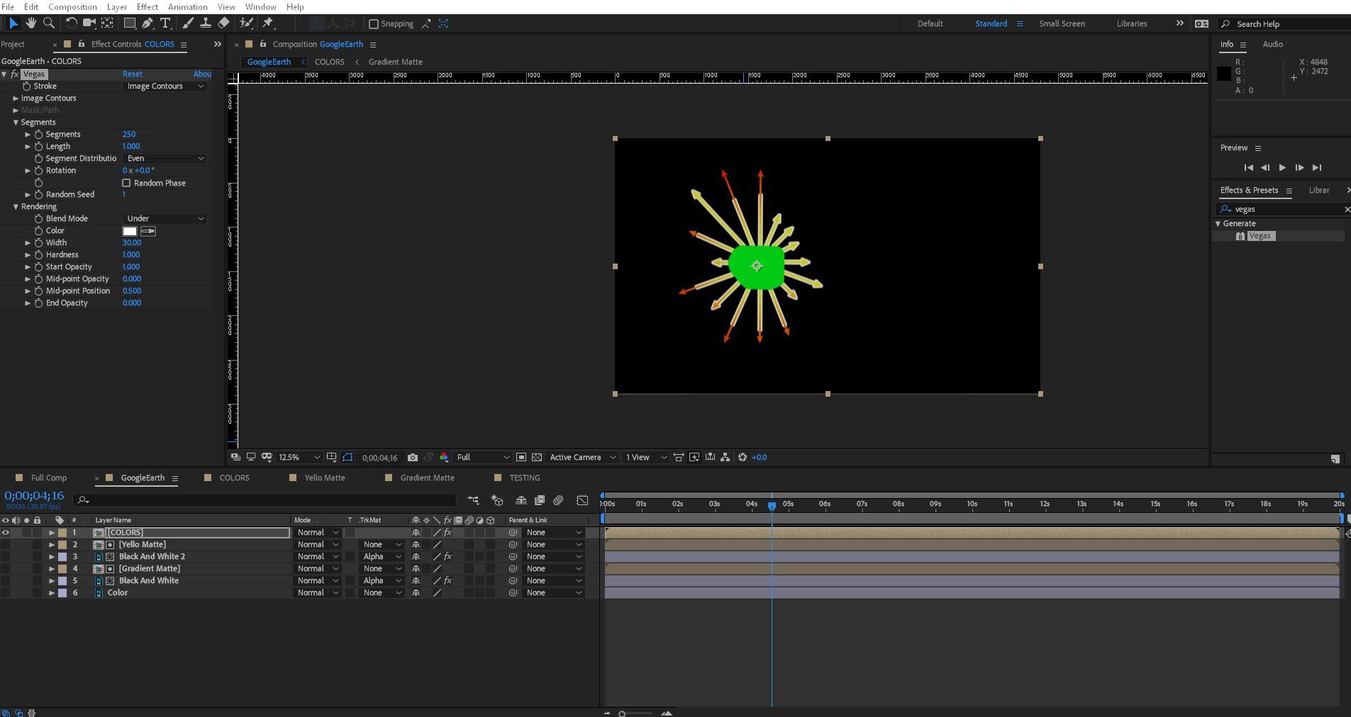 Vegas Effect Around Gradients And Track Mattes Adobe Community 9982611