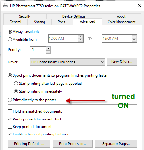 hp photosmart 7760 driver won’t download