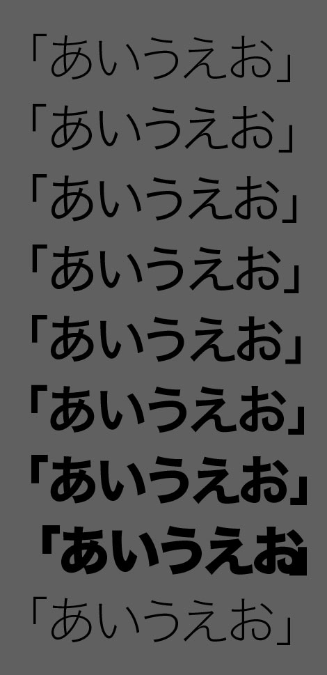 Win10 イラレ 22 1 64bit でヒラギノ角ゴのw8だけおかしい Adobe Support Community