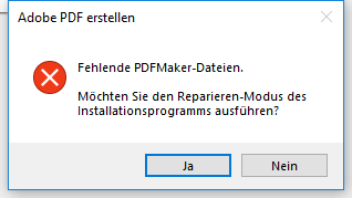 missing pdfmaker files