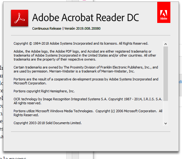 Adobe acrobat reader dc dejo de funcionar