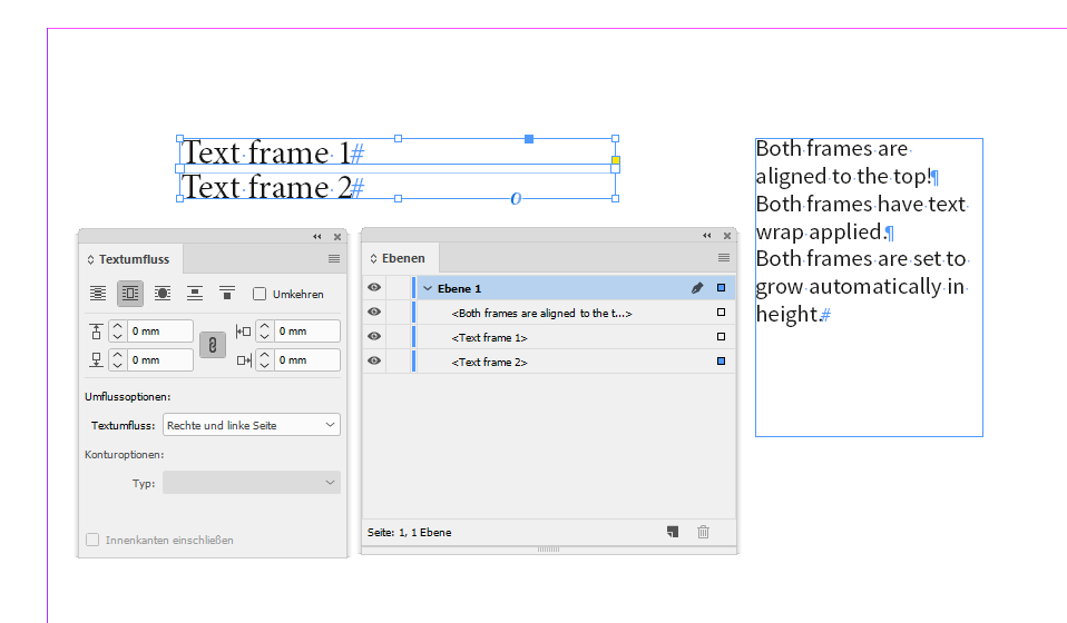 StackingTextFrames-Frame1-contents-will-push-Frame2-contents-down.PNG