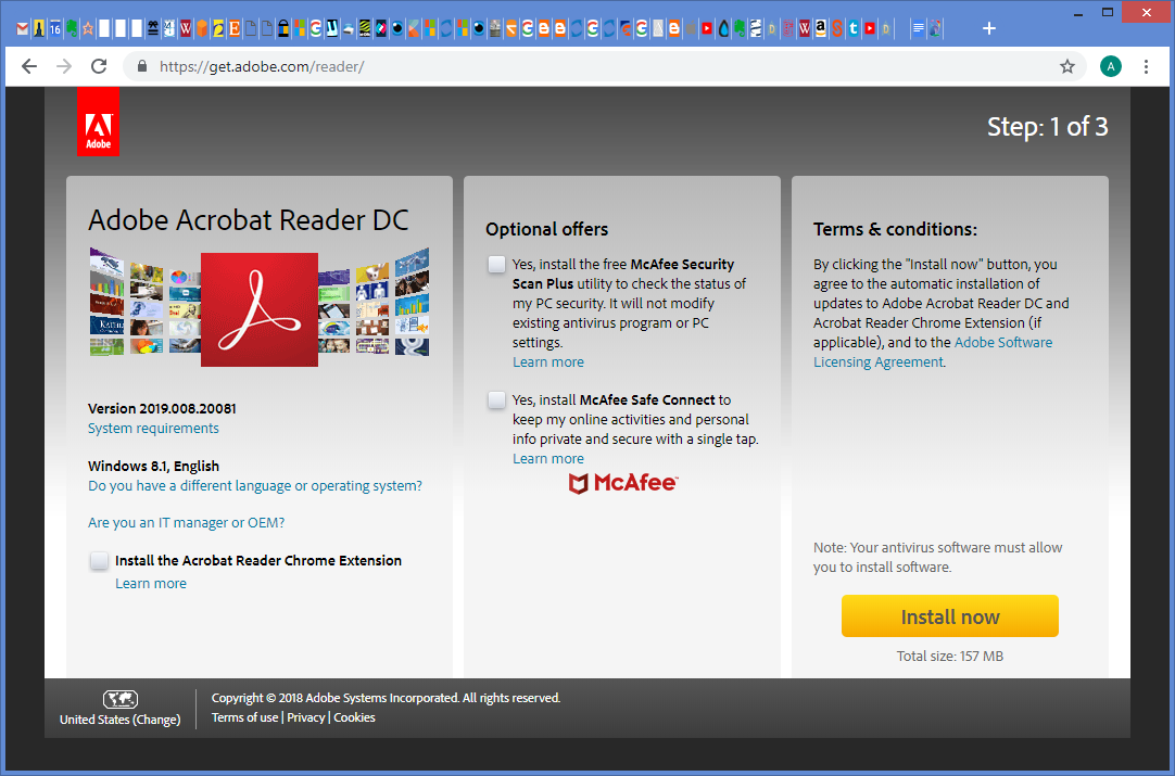 Solved Adobe Acrobat Reader Dc And Mcafee Adobe Support Community